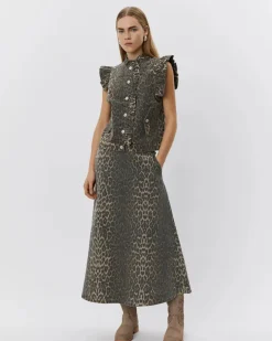 A VIEW Kamma Waistcoat Denim Blue