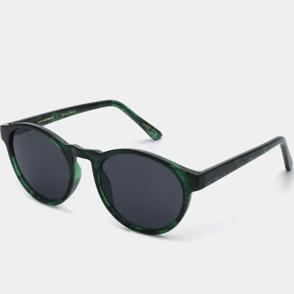 A.KJAERBEDE Marvin Green Marble Transparent