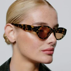 A.KJAERBEDE Winnie Black/Yellow Tortoise