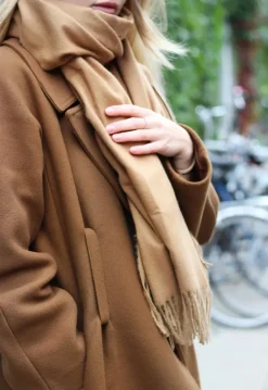 AND COPENHAGEN Cashmere Tørklæde Sand
