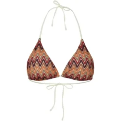 BECK SÖNDERGAARD Amber Bikini Top Orange Rose