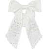 BECK SÖNDERGAARD Angela Bow Scrunchie Birch White