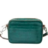 BECK SÖNDERGAARD Croc Minnie Bag Dark Forest