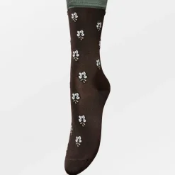 BECK SÖNDERGAARD Leavy Visca Sock Hot Fudge Brown