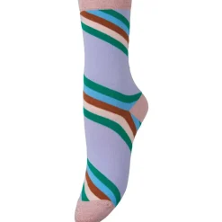 BECK SÖNDERGAARD Oblique Striped Lavender