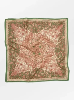 BECK SÖNDERGAARD Rosaisley Cotta Scarf Campsite Green