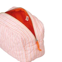 BECK SÖNDERGAARD Stripel Malin Bag Peach Whip Pink