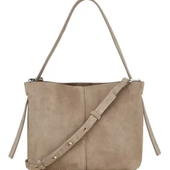 BECK SÖNDERGAARD Suede Fraya Small Bag Moral Gray