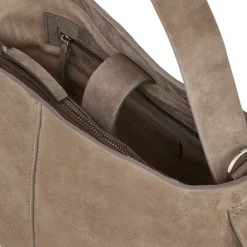BECK SÖNDERGAARD Suede Fraya Small Bag Moral Gray