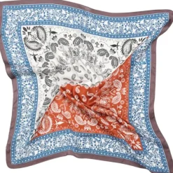 BELLA BALOU Mary Grey Scarf Grey Blue