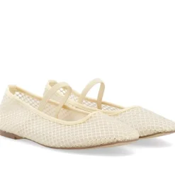 BIANCO Lilja Mesh Ballerina Yellow