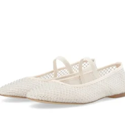 BIANCO Lilja Mesh Ballerina White