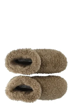 BIANCO MEDINA Varm Flatform Ankel Boot Taupe
