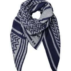 BLACK COLOUR Bcbex Triangle Scarf Navy
