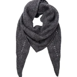 BLACK COLOUR Bcdell Knitted Mini Scarf Grey Melange