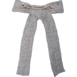 BLACK COLOUR Bcemerie Bow Barette Grey
