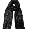 BLACK COLOUR Bcglam Slim Scarf Black