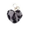 BLACK COLOUR Bcheart Soft Keyhanger Grey Leo