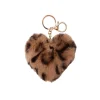 BLACK COLOUR Bcheart Soft Keyhanger Brown Leo