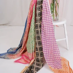 BLACK COLOUR Bcindia Scarf Green