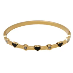 BLACK COLOUR Bcjudy Rhinesteone Bracelet Sort