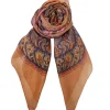 BLACK COLOUR Bckirstine Silk Scarf Camel