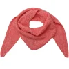 BLACK COLOUR Bckitty Triangle Scarf Coral Pink