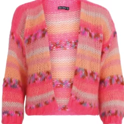 BLACK COLOUR Bclagoon Multi Cardigan Peach Multi
