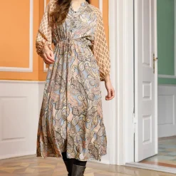 BLACK COLOUR Bcluna Raglan Dress Paradise Sky Mix