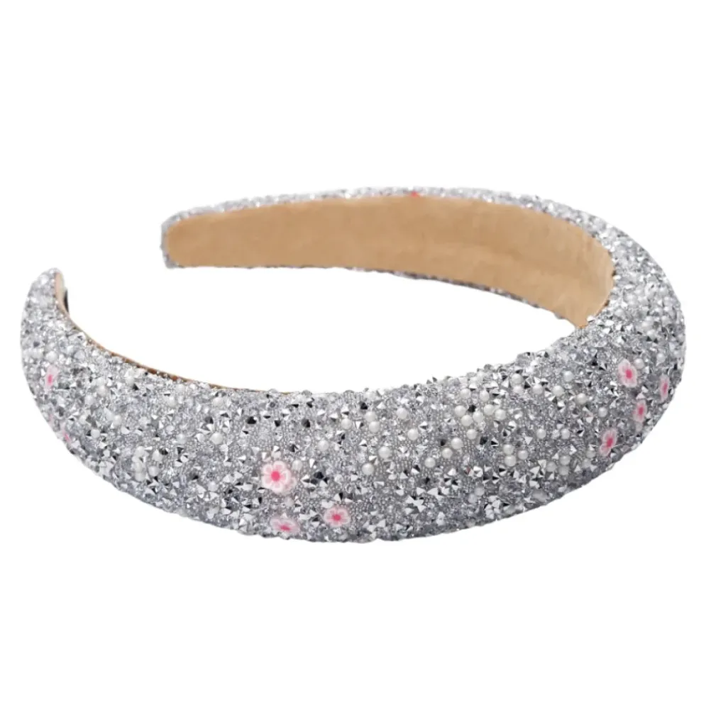 BLACK COLOUR Bcpetra Beaded Headband Silver