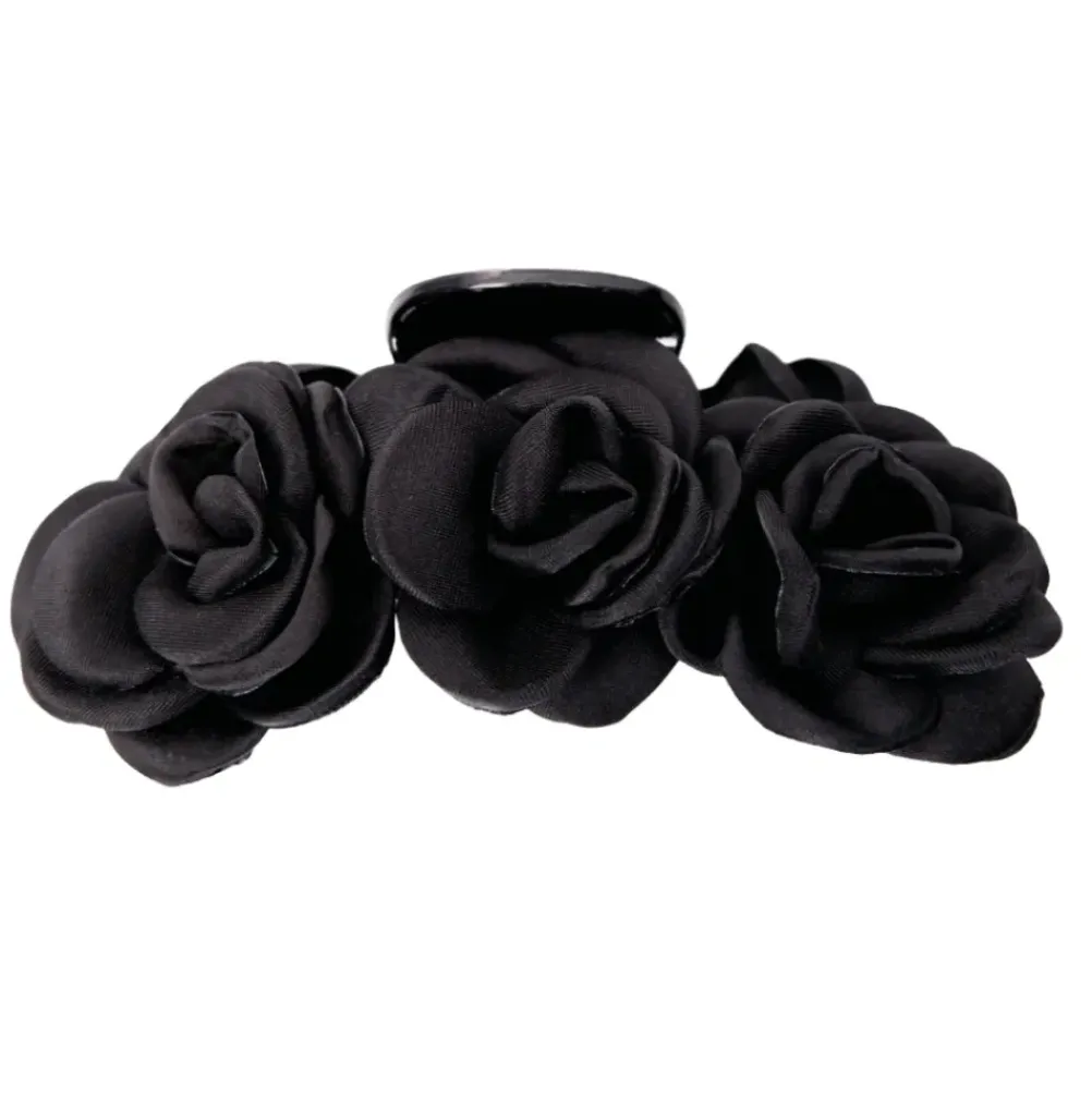 BLACK COLOUR Bcviola Flower Hair Claw Black