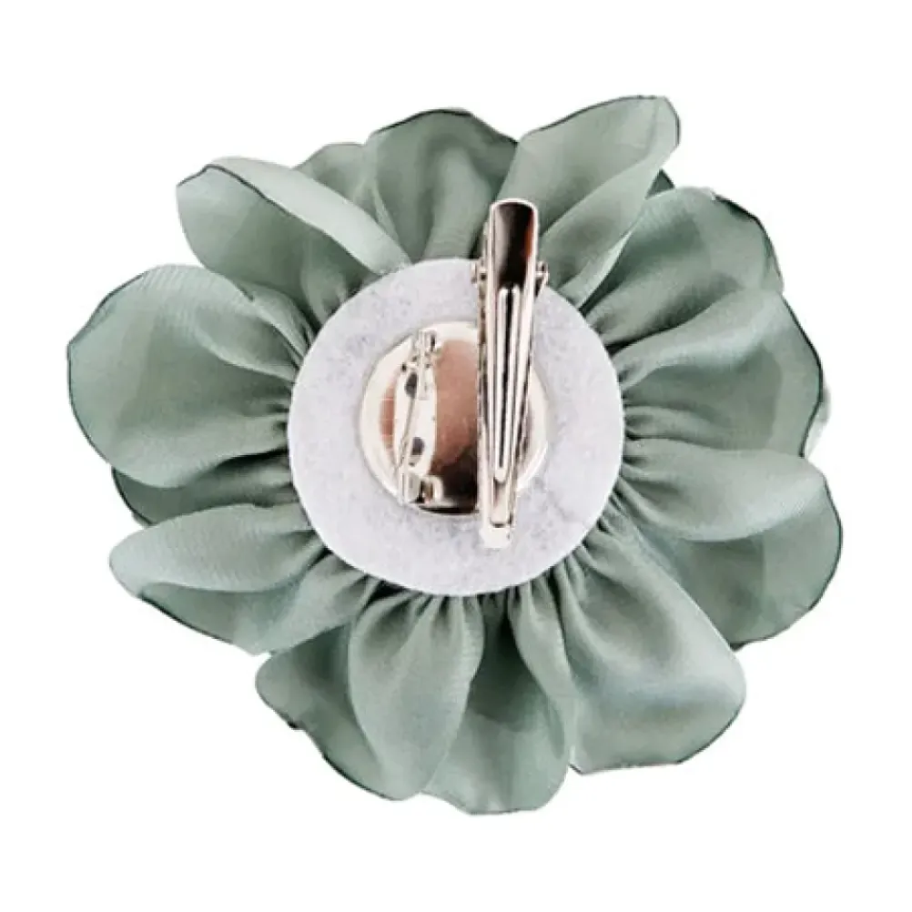 BLACK COLOUR Fiora Brooch Dust Green