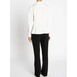 BRUUNS BAZAAR Amaranth Zea Shirt White Stripe