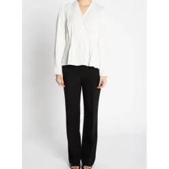 BRUUNS BAZAAR Amaranth Zea Shirt White Stripe