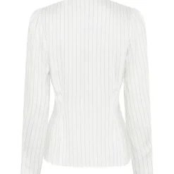 BRUUNS BAZAAR Amaranth Zea Shirt White Stripe