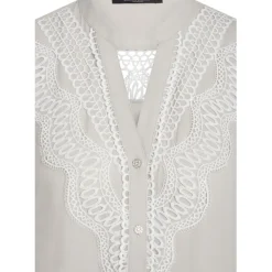 BRUUNS BAZAAR Camilla Abenas Shirt Silver Cloud