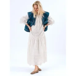 BRUUNS BAZAAR Clove Zhoa Leather Waistcoat Sort