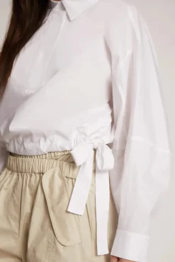 BRUUNS BAZAAR Coreopsis Luas Shirt White