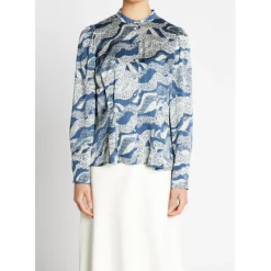 BRUUNS BAZAAR Floret Zeas Sh Blue Lace