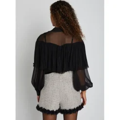 BRUUNS BAZAAR Fumewort Nadinus Shorts Grey Check