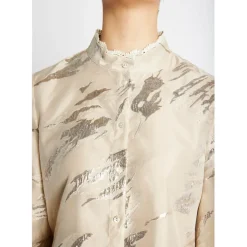 BRUUNS BAZAAR Plantago Charlotta Shirt Light Gold