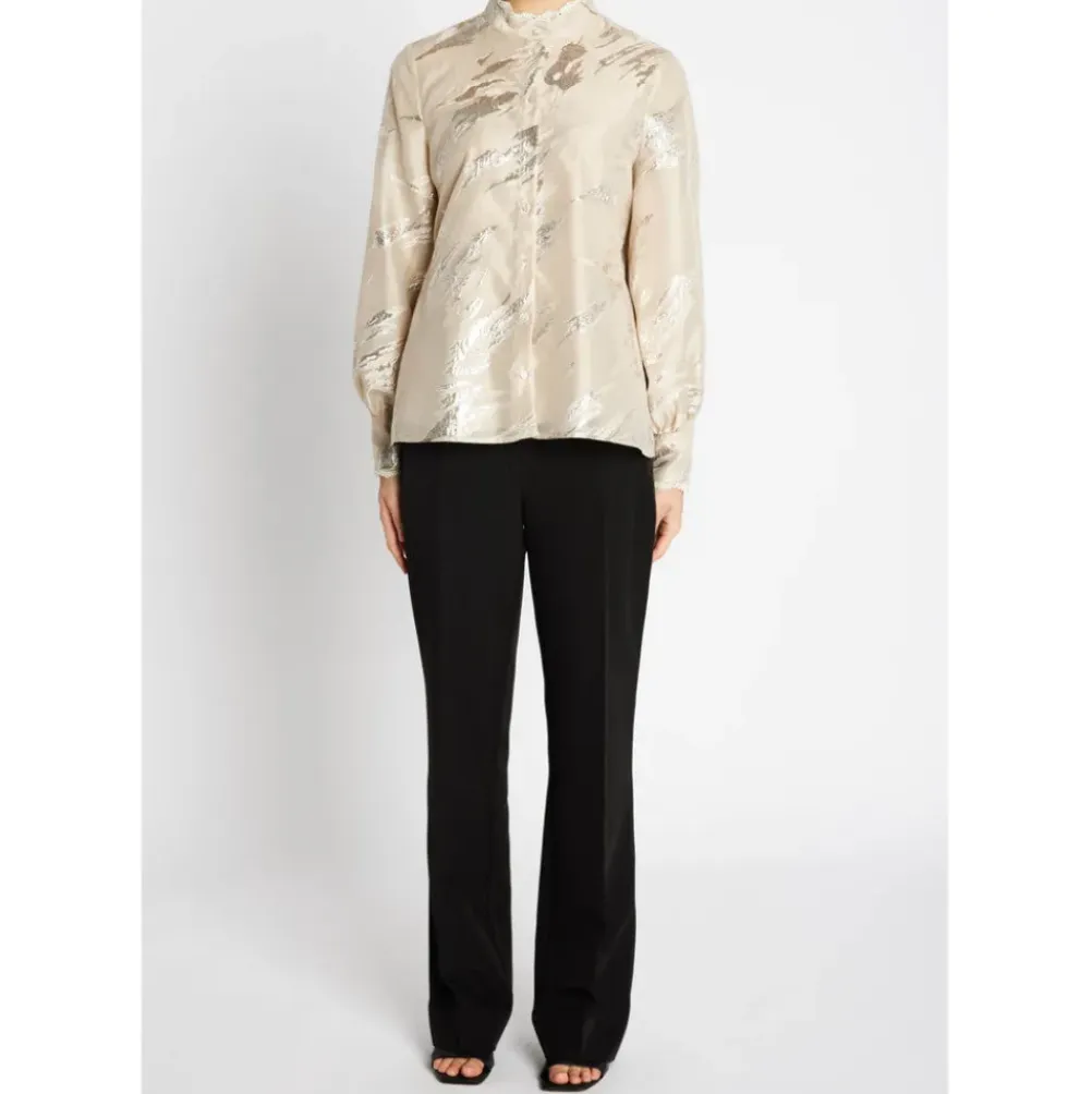BRUUNS BAZAAR Plantago Charlotta Shirt Light Gold