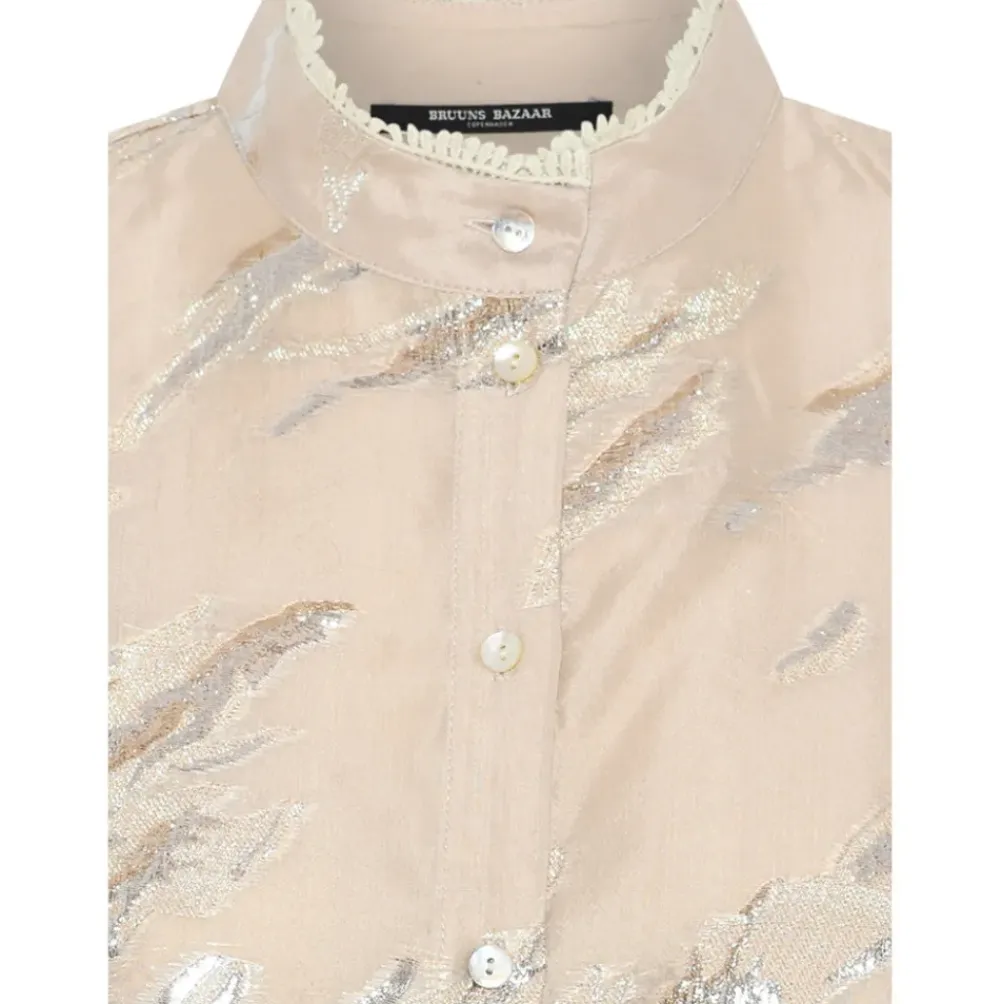 BRUUNS BAZAAR Plantago Charlotta Shirt Light Gold