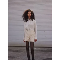 BRUUNS BAZAAR Vegani Tullamo Shorts Chateau Grey