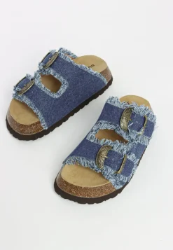 BUKELA Amalie Slippers Jeans