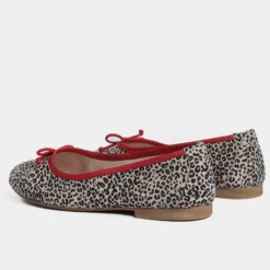 BUKELA Merle Ballerinaer Leopard/Red
