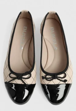 BUKELA Mery Ballerina Beige/Black