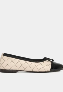 BUKELA Mery Ballerina Beige/Black