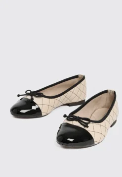 BUKELA Mery Ballerina Beige/Black