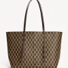 BY MALENE BIRGER Abigail Monogram Tote Bag Shale